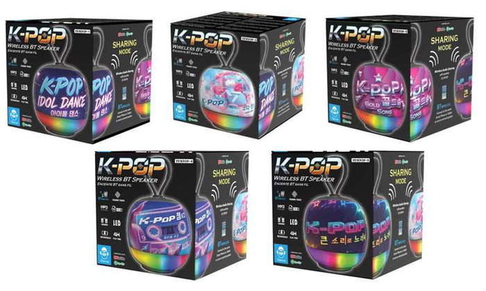 Cefa Altavoz Portátil Bluetooth K-Pop con Luces LED