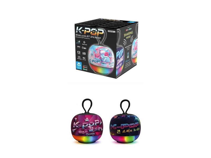 Cefa Altavoz Portátil Bluetooth K-Pop con Luces LED