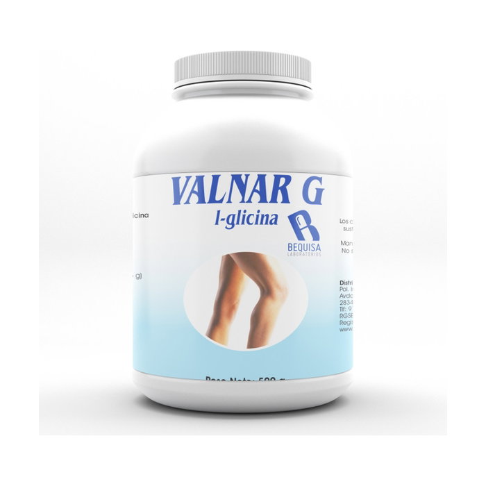 Bequisa Valnar G (L-Glicina) 500grs - Suplemento para Colágeno y Recuperación Muscular Bequisa Valnar G (L-Glicina) 500grs - Suplemento para Colágeno y Recuperación Muscular