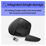 HP Ratón Ergonómico Vertical 925 Inalámbrico Negro