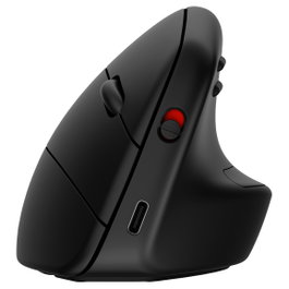 HP Ratón Vertical Ergonómico 925, Inalámbrico RF + Bluetooth, 4000 DPI, Negro, Mano Derecha