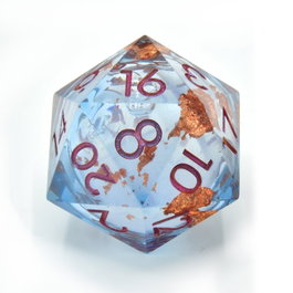 Glassstaff CritStones Liquid Core d20 Seraphic Reverie 3 cm