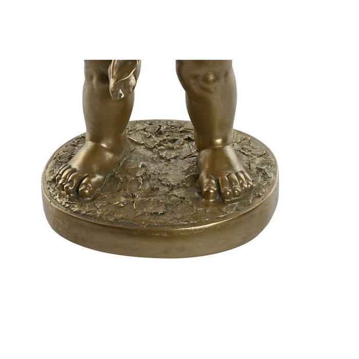 DKD Home Decor Lámpara de Sobremesa Cupido Dorado en Resina