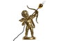 DKD Home Decor Lámpara de Sobremesa Cupido Dorado en Resina
