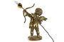 DKD Home Decor Lámpara Sobremesa Moderno Dorado Cupido 22 x 47 x 31.5 cm