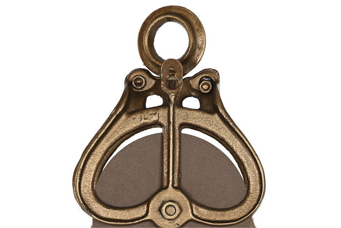 DKD Home Decor Reloj de Pared con Polea, Surtido de 2 Unidades en Hierro y Cristal