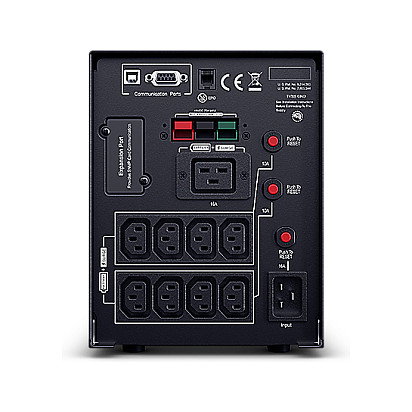 CyberPower PR3000ELCDSXL SAI Line-Interactive 3kVA/2700W, 9 Tomas, Onda Sinusoidal Pura, Conexión USB y RS-232, Color Negro