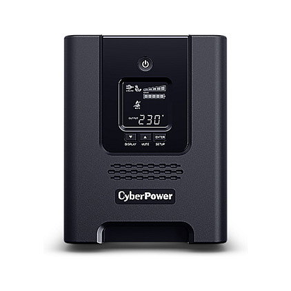 CyberPower PR3000ELCDSXL SAI Line-Interactive 3kVA/2700W, 9 Tomas, Onda Sinusoidal Pura, Conexión USB y RS-232, Color Negro