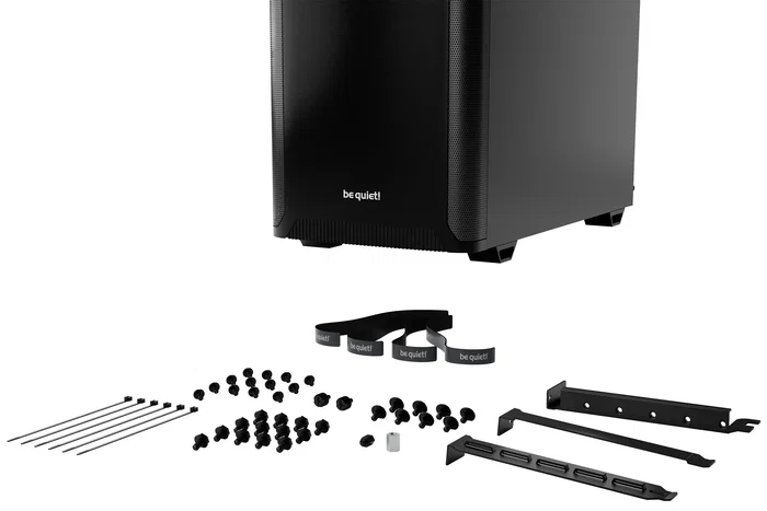 be quiet! Pure Base 501 BG073 - Caja PC Torre Media ATX Negro con 2 Ventiladores 140mm Preinstalados, Soporta mATX/ITX