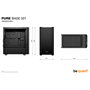 be quiet! PURE BASE 501 Black Midi Tower Negro