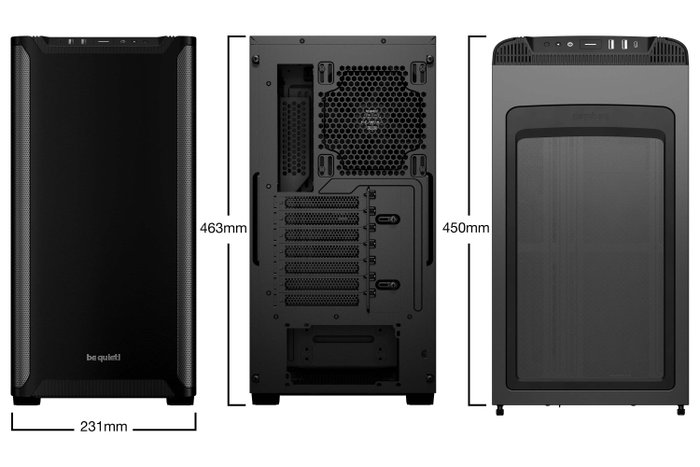 be quiet! PURE BASE 501 Black Midi Tower Negro be quiet! PURE BASE 501 Black Midi Tower Negro