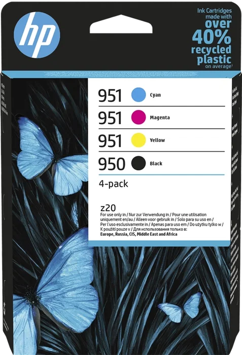 HP Multipack de Cartuchos de Tinta Original 950/951 (Negro, Cian, Magenta, Amarillo)