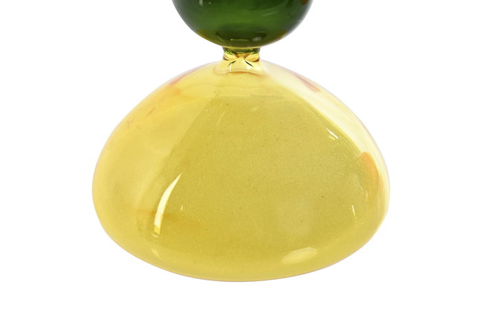 DKD Home Decor Reloj De Arena Decorativo Naranja Verde 10.3 x 19.5 x 10.3 cm (2 Unidades)