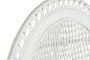 DKD Home Decor Sillón Balines Blanco Ratán 68 x 145.5 x 157 cm