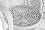 DKD Home Decor Sillón Balines Blanco Ratán 68 x 145.5 x 157 cm