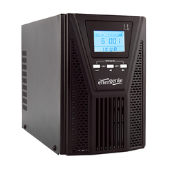 GEMBIRD EG-UPSO-1000 Sistema de Alimentación Ininterrumpida (UPS) Doble Conversión 1 kVA 900 W Torre Negro