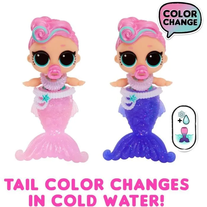 LOL Surprise Sirenas Bebés Cola de Sirena Cambia de Color 8 Personajes para Coleccionar Envío Aleatorio LOL Surprise Sirenas Bebés Cola de Sirena Cambia de Color 8 Personajes para Coleccionar Envío Aleatorio