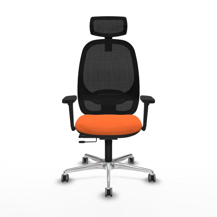 PIQUERAS Y CRESPO Silla de oficina Cilanco Naranja y Negro PIQUERAS Y CRESPO Silla de oficina Cilanco Naranja y Negro