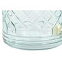DKD Home Decor Dispensador de Bebidas de Cristal e Inox 3,6L Azul