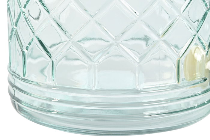 DKD Home Decor Dispensador Bebidas Azul Cristal e Inox 21 x 26 x 16 cm DKD Home Decor Dispensador Bebidas Azul Cristal e Inox 21 x 26 x 16 cm