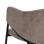 Silla Taupe Tejido-Metal 54 X 60 X 78 cm (Set de 2)
