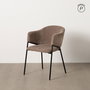 Silla Taupe Tejido-Metal 54 X 60 X 78 cm (Set de 2)