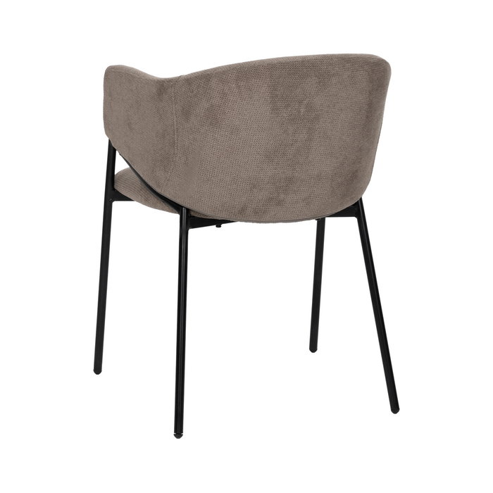 Silla Taupe Tejido-Metal 54 X 60 X 78 cm (Set de 2)