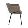 Silla Taupe Tejido-Metal 54 X 60 X 78 cm (Set de 2)