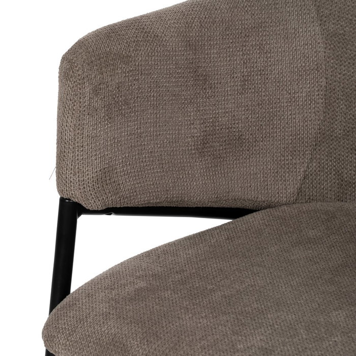 Silla Taupe Tejido-Metal 54 X 60 X 78 cm (Set de 2)