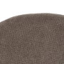 Silla Taupe Tejido-Metal 54 X 60 X 78 cm (Set de 2)