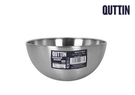 Quttin Set de 18 Cuencos para Aperitivo de Acero Mate 108 Bol Aperitiv.Acero Mate 17.5 Quttin