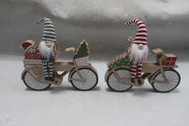 DKD Home Decor Decoración MDF Bicicleta Surtido 2 Unidades