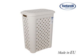 Tontarelli Pongotodo C/Tapa 30 L Arianna Angora 37.5x27.5x47 cm (6 Unidades)