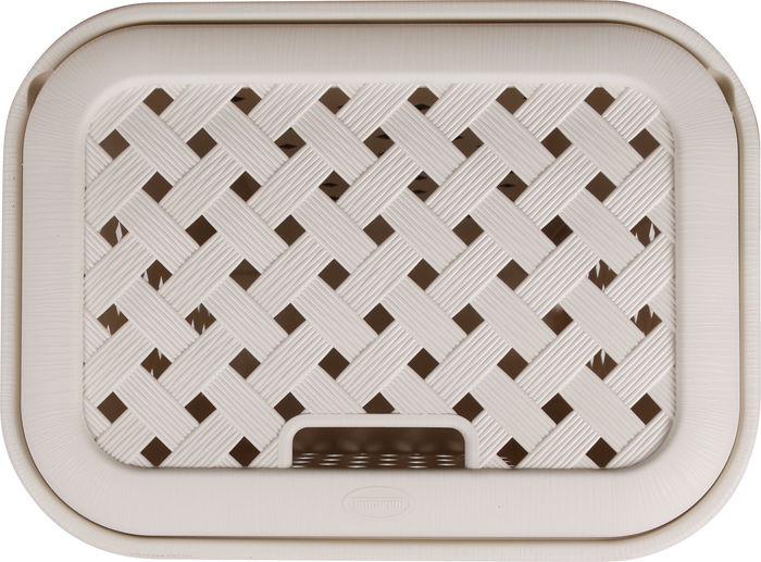 Tontarelli Pongotodo C/Tapa 30 L Arianna Angora 37.5x27.5x47 cm (6 Unidades)