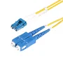 StarTech Cable de fibra óptica LC a SC OS2 monomodo 1m