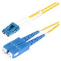 StarTech Cable de fibra óptica LC a SC OS2 monomodo 1m
