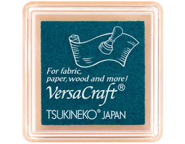 Tsukineko Tinta VERSACRAFT para textil color azul Soda 33x33mm.