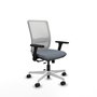 PIQUERAS Y CRESPO Silla de oficina Haches Gris y Blanco