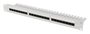 Lanberg Patch panel PPUA-1124-S 24 puertos Cat.6A UTP 1U Gris