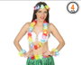 Atosa Set Hawaiano Multicolor de 4 Piezas para Fiestas y Celebraciones