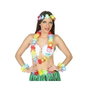 Atosa Set Hawaiano Multicolor de 4 Piezas para Fiestas y Celebraciones