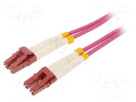 LOGILINK Cable de conexión de fibra óptica OM4 LC/UPC Duplex 15m