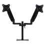 Phoenix technologies Brazo Articulado Doble Soporte Monitor Ajustable con Amortiguador de Gas, Doble Fijación, VESA 75/100mm