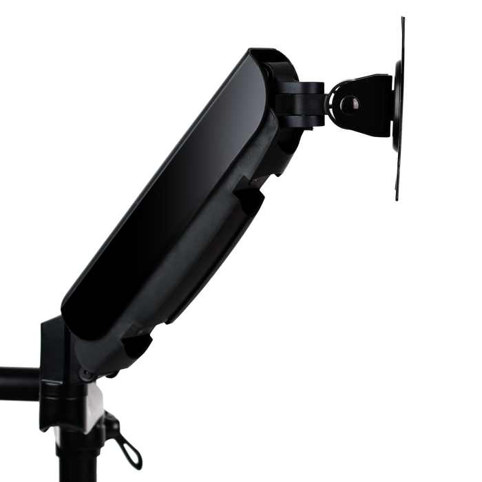 Phoenix technologies Brazo Articulado Doble Soporte Monitor Ajustable con Amortiguador de Gas, Doble Fijación, VESA 75/100mm
