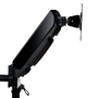 Phoenix technologies Brazo Articulado Doble Soporte Monitor Ajustable con Amortiguador de Gas, Doble Fijación, VESA 75/100mm