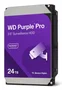 WD Purple Pro WD241PURP Disco Duro Interno HDD 24TB 3.5" SATA 7200 RPM 512MB - Para Sistemas de Vigilancia y Video Inteligente