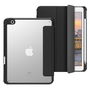 eSTUFF Funda NEW YORK para iPad 10.2 con Compartimento para Lápiz, Ultra Delgada, Negra/Transparente, Protección Completa