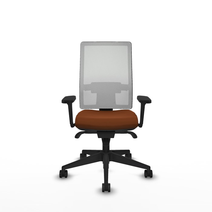 PIQUERAS Y CRESPO Silla de oficina Horna con mecanismo Sincro, Marrón y Blanco PIQUERAS Y CRESPO Silla de oficina Horna con mecanismo Sincro, Marrón y Blanco