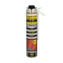 WOLFPACK LINEA PROFESIONAL Espuma de Poliuretano 750 ml para Tejas con Pistola