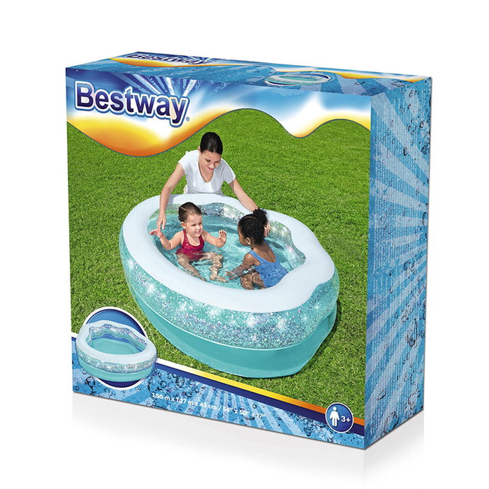 Bestway Piscina Hinchable Infantil Brillante 150x125x43 cm